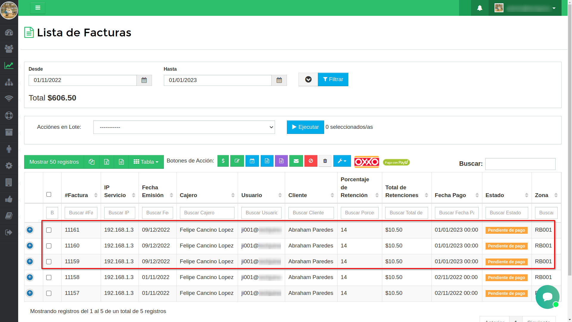 Ajustes Facturaci N Wisphub Net