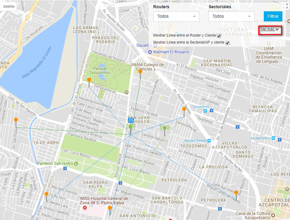 Mapa de clientes en google maps - WispHub.net