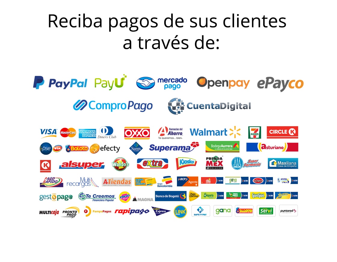Pasarelas de Pago Oxxo, PayPal en WisHub